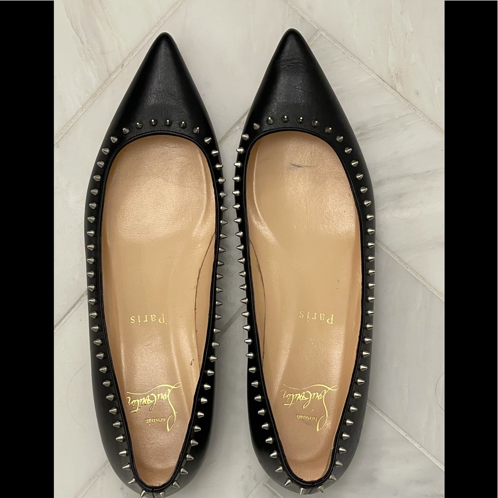 Christian Louboutin Anjalina ballet flats.